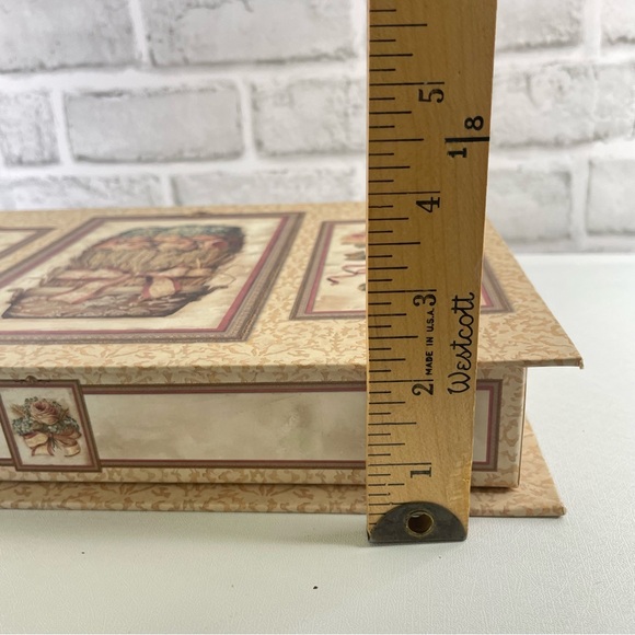 Keepsakes/Memory/Jewelry Box Country French Cottage Floral Rectangular 12.5 x 9 - Picture 14 of 16